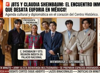 BTS llega a Palacio Nacional y desata expectativa en México