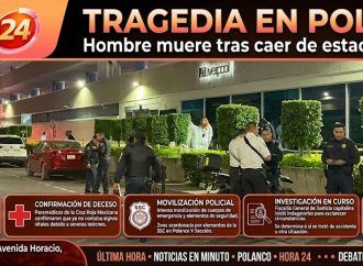 Hombre muere tras caer de estacionamiento en Polanco