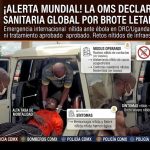 ¡Alerta mundial! La OMS declara emergencia sanitaria global por brote letal de ébola en África