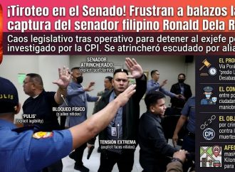 Tensión y caos en el Senado de Filipinas tras operativo para detener a Ronald Dela Rosa