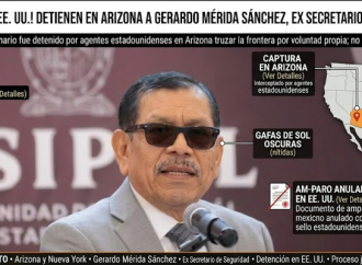 Detienen en Arizona a Gerardo Mérida Sánchez, ex secretario de Seguridad de Sinaloa