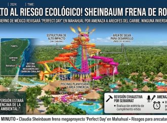 ¡Alto al riesgo ecológico! Sheinbaum pone freno a megaproyecto de Royal Caribbean en Mahahual