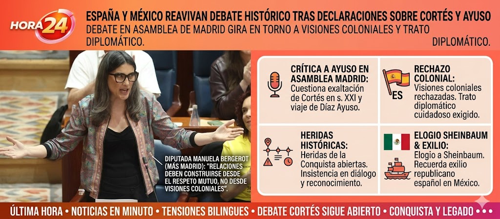 España y México reavivan debate histórico tras declaraciones sobre Hernán Cortés