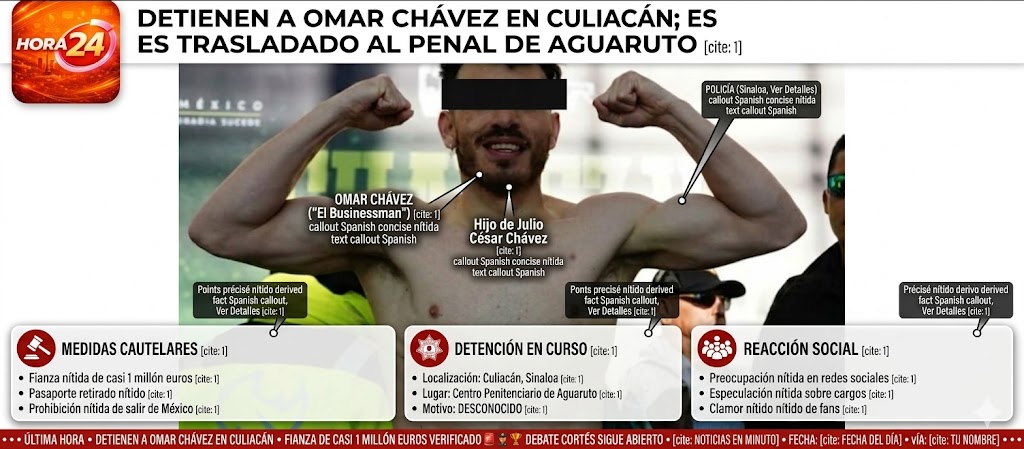Detienen en Culiacán a Omar Chávez, hijo de Julio César Chávez
