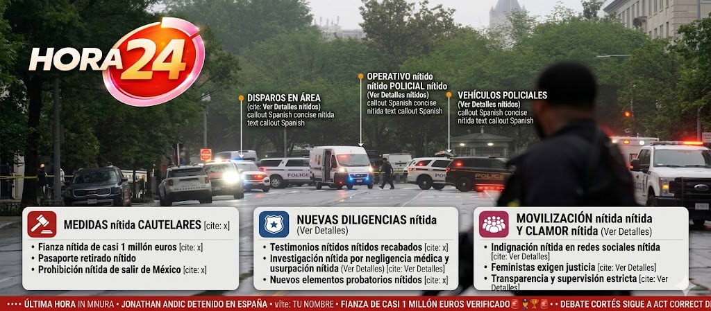 ¡Pánico en Washington! Tiroteo cerca de la Casa Blanca desata máxima alerta y cierre del perímetro