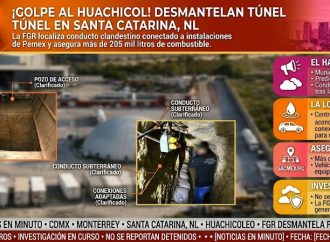 Descubren túnel clandestino para robo de combustible en terminal de Pemex en Nuevo León