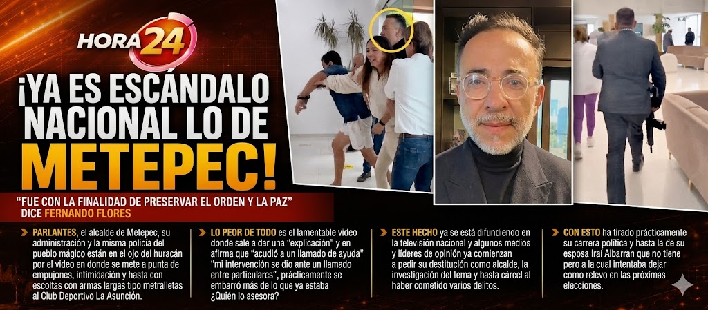 Crece la polémica en Metepec tras difusión de video que involucra al alcalde Fernando Flores