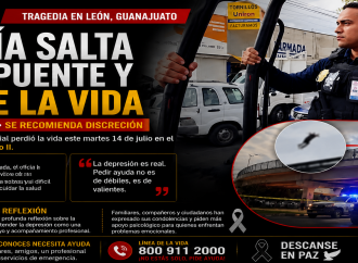 Policía vial muere tras caer de un puente en León; el caso reabre el debate sobre la salud mental en corporaciones