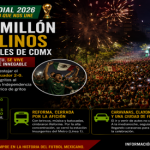 Más de un millón de aficionados desbordan las calles de la CDMX tras el triunfo de México en el Mundial 2026