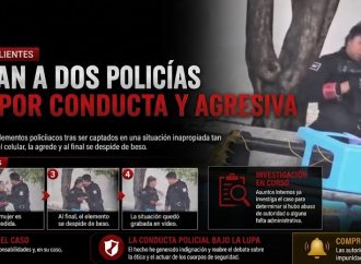 Investigan a dos policías de Aguascalientes por presunta conducta inapropiada en la vía pública