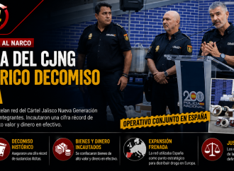 Golpe al CJNG en España: desmantelan célula y decomisan histórico cargamento de droga