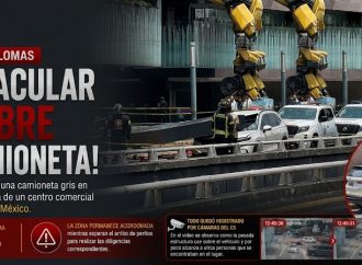 Tragedia en Interlomas: espectacular cae sobre camioneta y deja una mujer sin vida