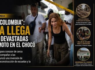“Aquí estoy, Colombia”: Shakira llega al Chocó para acompañar a las comunidades afectadas por el terremoto
