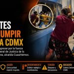Tensión en la Fiscalía CDMX: manifestantes intentan ingresar por la fuerza