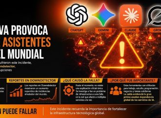 Falla masiva deja fuera de servicio a ChatGPT, Gemini, Claude y Grok en distintas partes del mundo